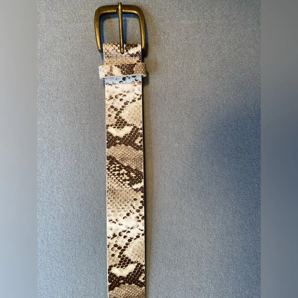 Faux‎ Snake Skin Belt, Jones NY Size 14